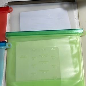 New reusable freezer bags